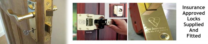 Security in the home with fitted locks