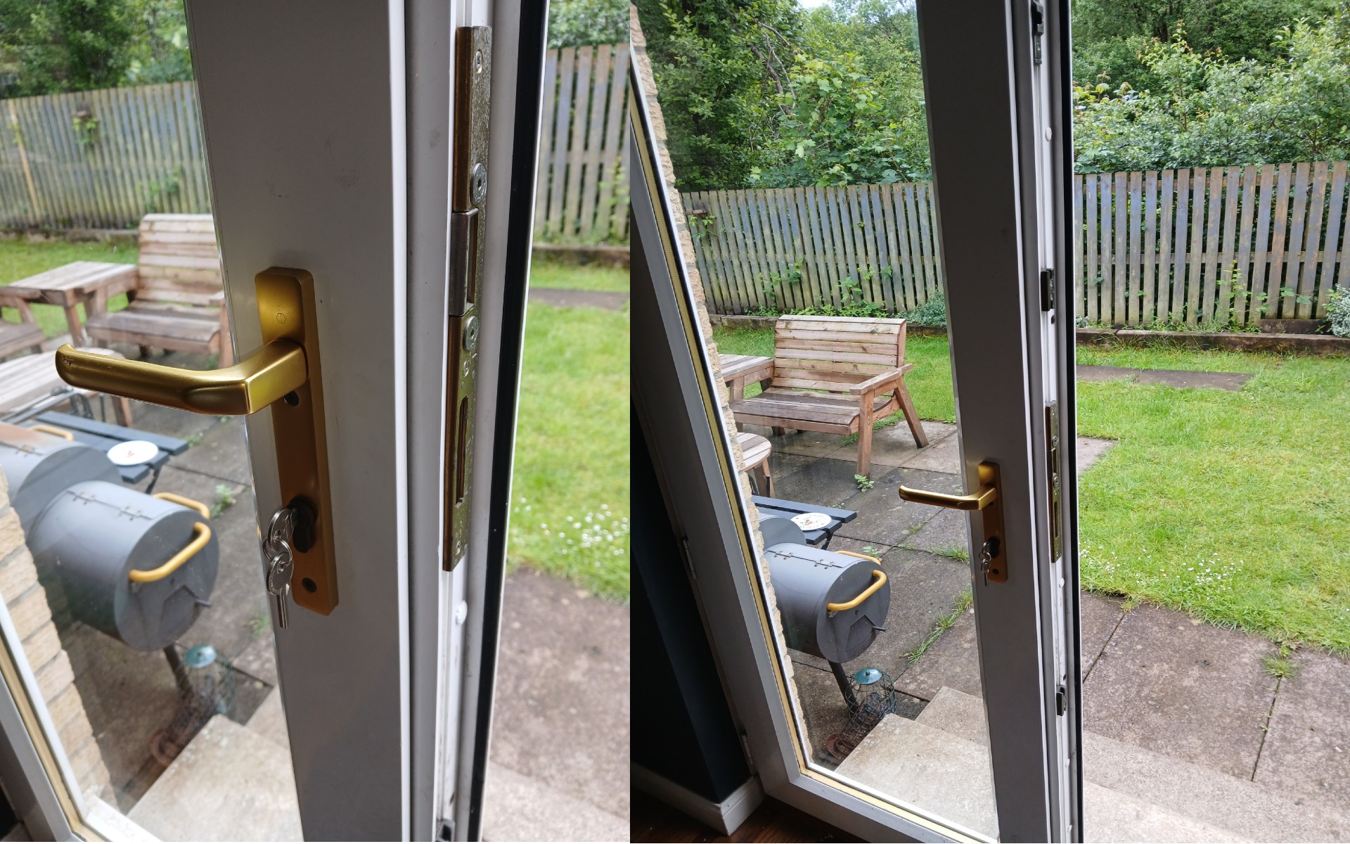 French Door Slave Lock Repair French Door Slave Lock Repair