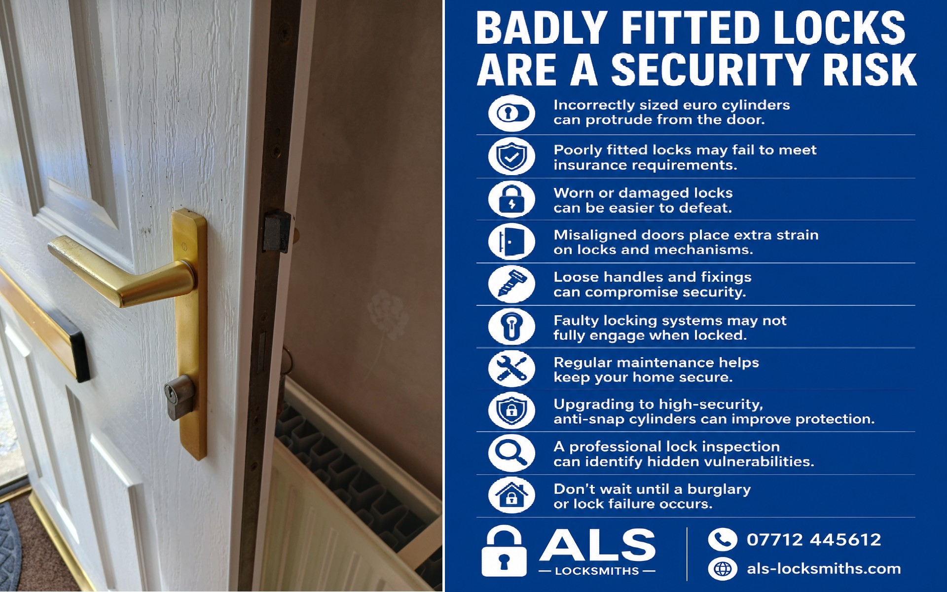 Incorrectly Sized Euro Cylinders Can Increase Security Risks