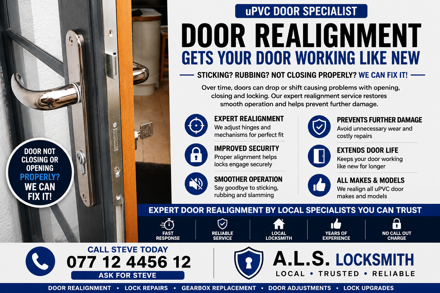 Door Realignment Gets Your Door Working Like New Again Door Realignment Gets Your Door Working Like New Again