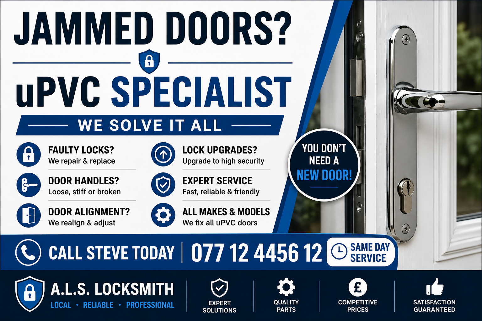 uPVC Jammed Door Specialist