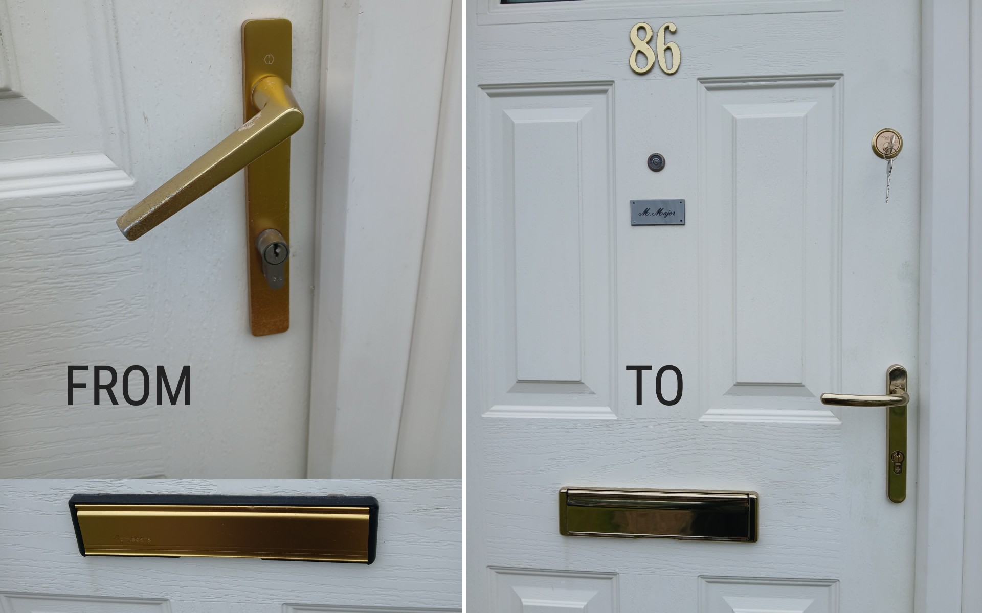 Composite Door Security and Furniture Upgrade
