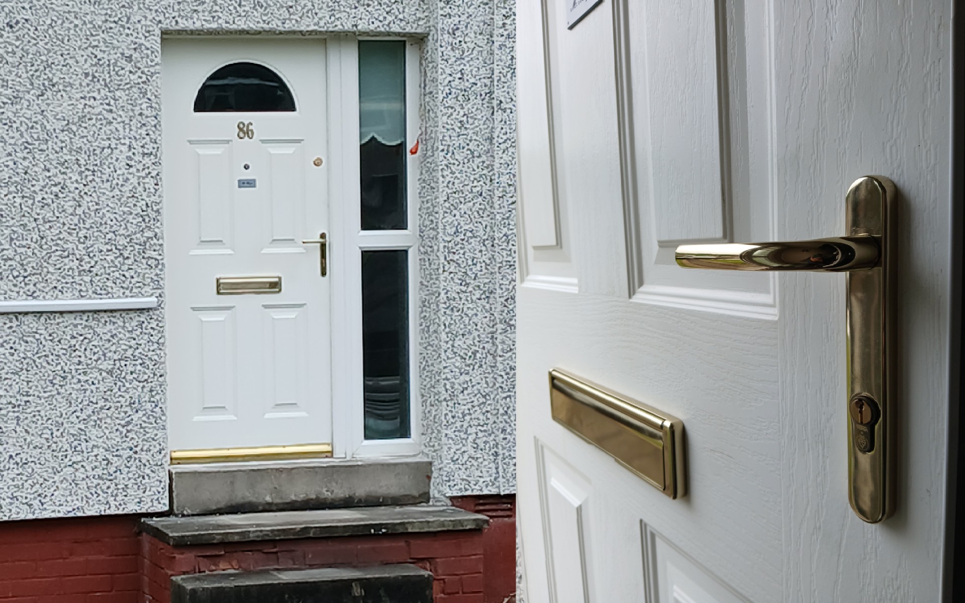 Composite Door Furniture and Security Upgrade