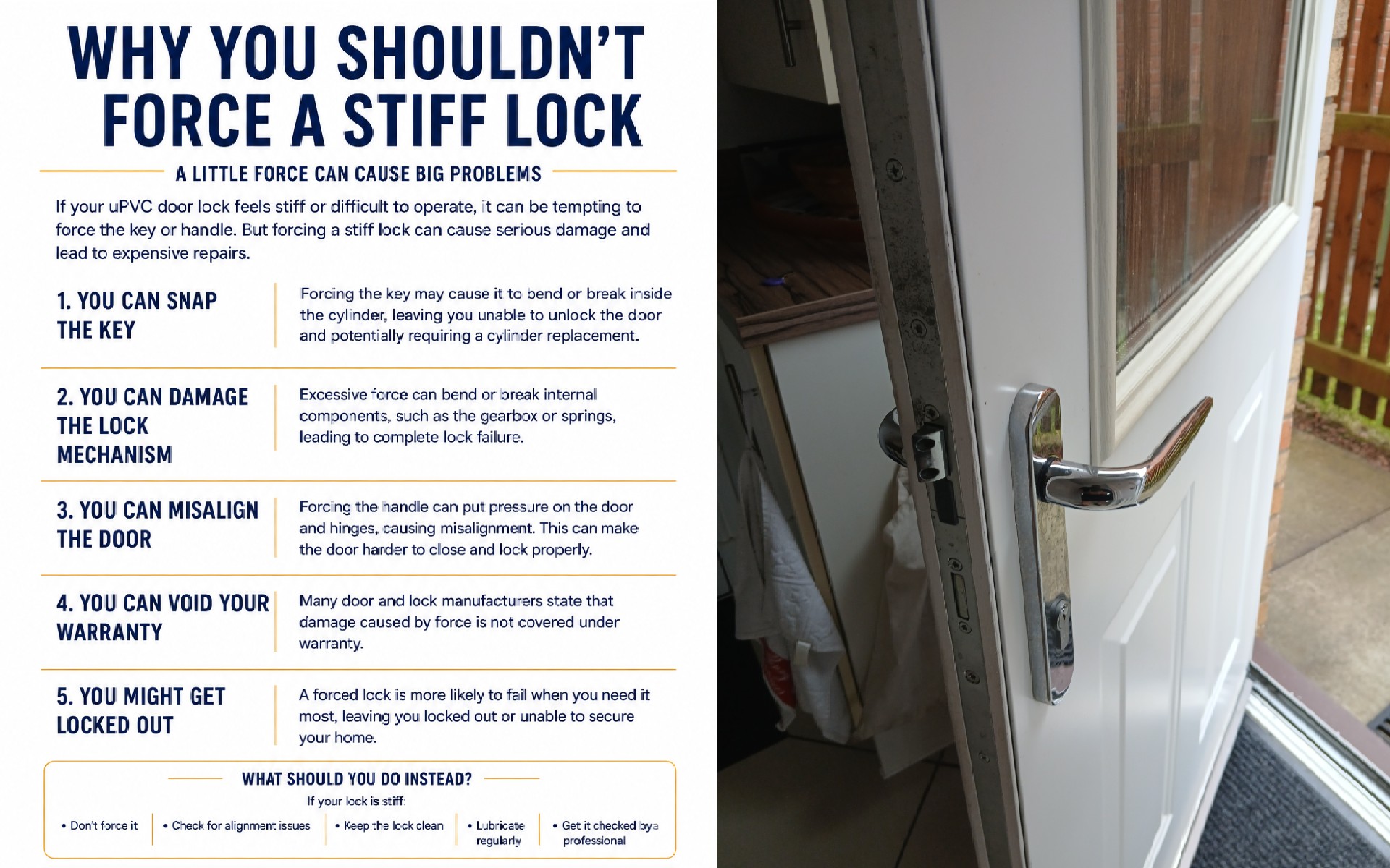 Why You Shouldn't Force a Stiff Lock