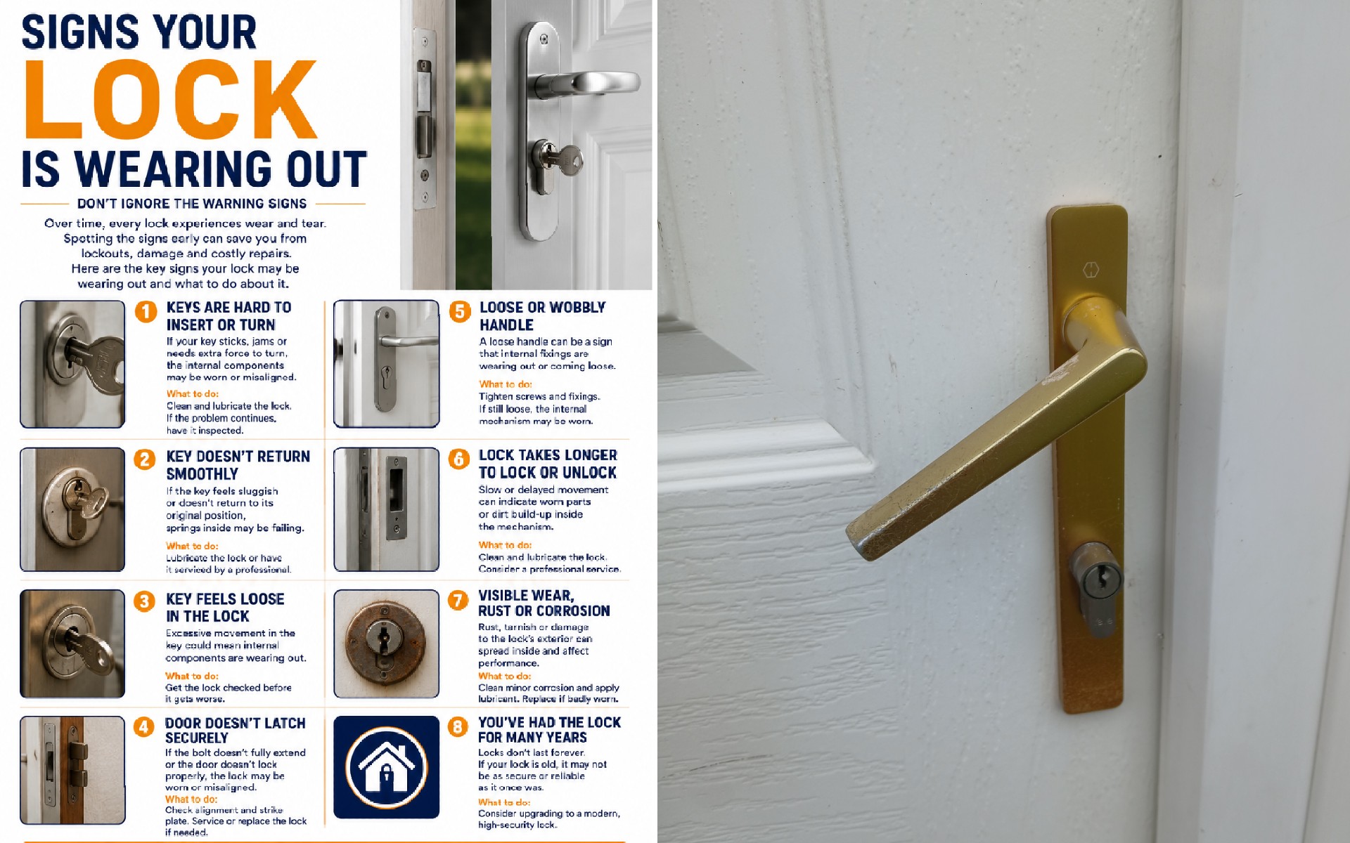 Signs Your Lock Is Wearing Out Signs Your Lock Is Wearing Out