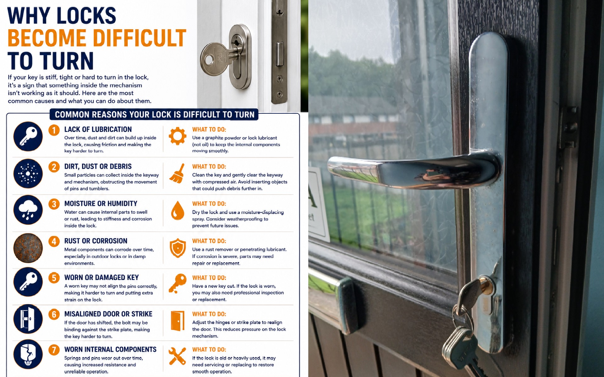 Why Locks Become Difficult to Turn Why Locks Become Difficult to Turn