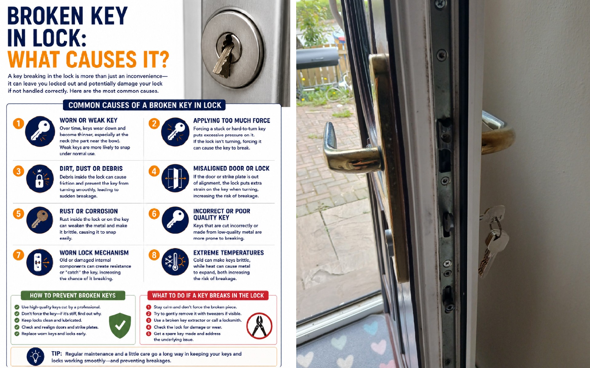 Broken Key in Lock: What Causes It?