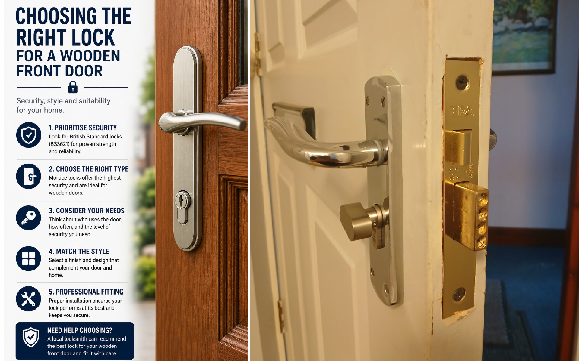 Choosing the Right Lock for a Wooden Front Door Choosing the Right Lock for a Wooden Front Door