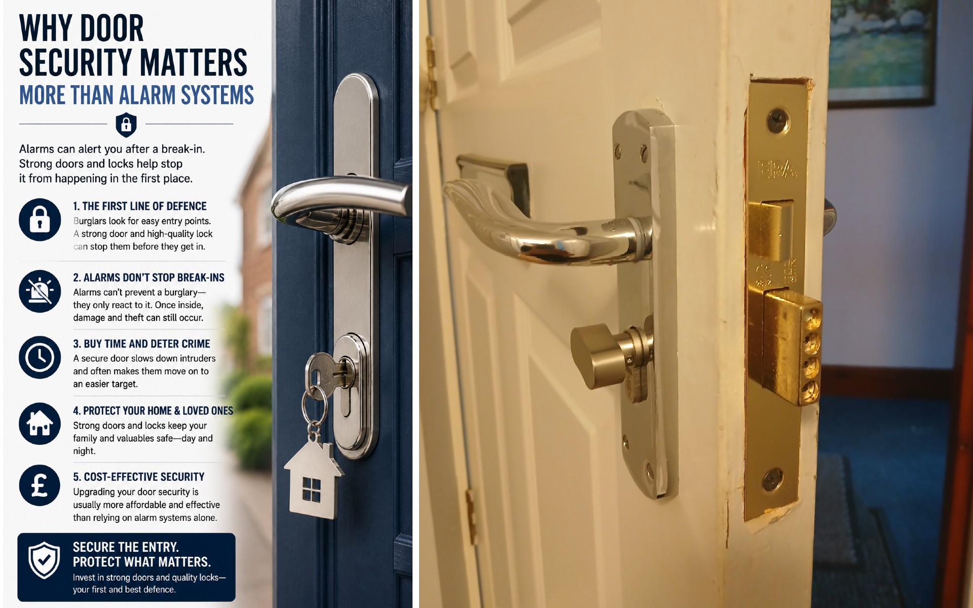 Why Door Security Matters More Than Alarm Systems