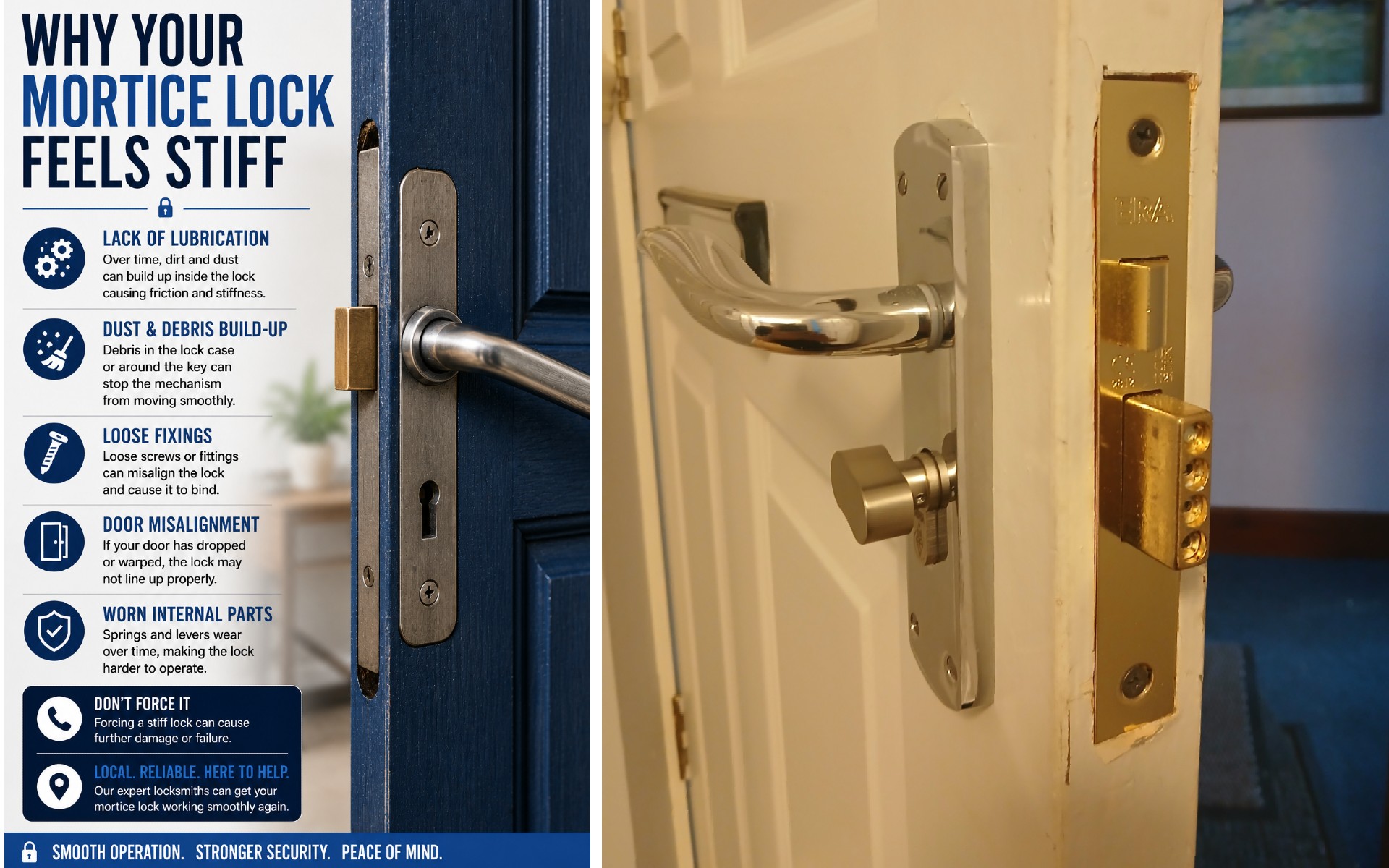 Why Your Mortice Lock Feels Stiff