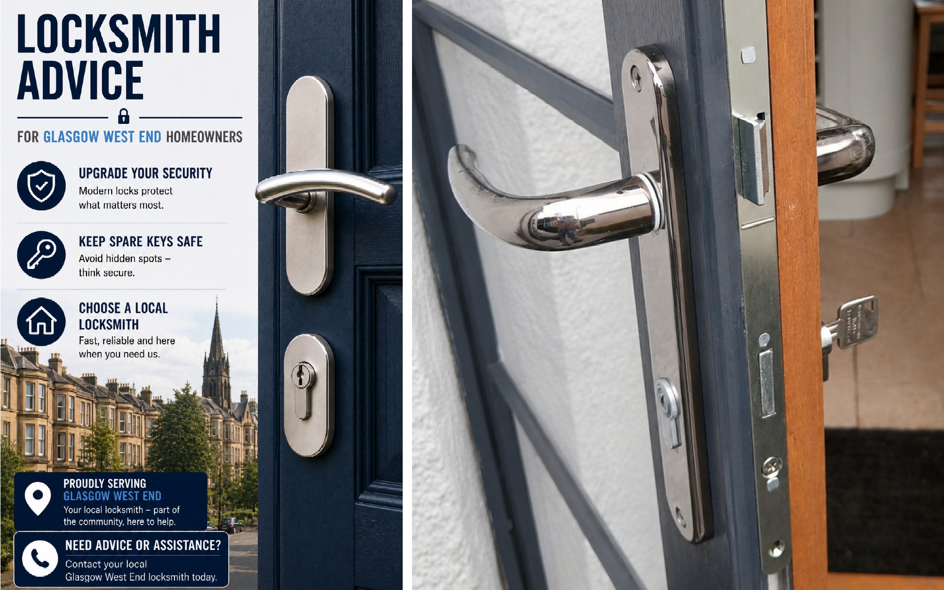 Locksmith Advice for Glasgow West End Homeowners