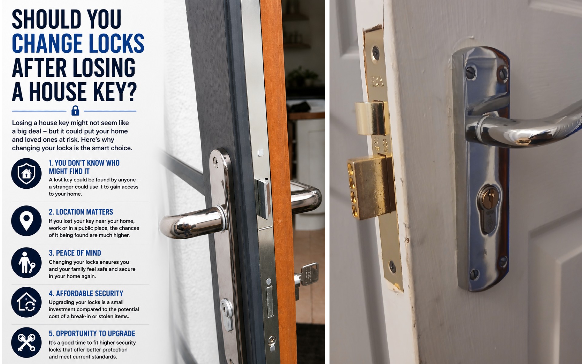 Should You Change Locks After Losing a House Key? Should You Change Locks After Losing a House Key?
