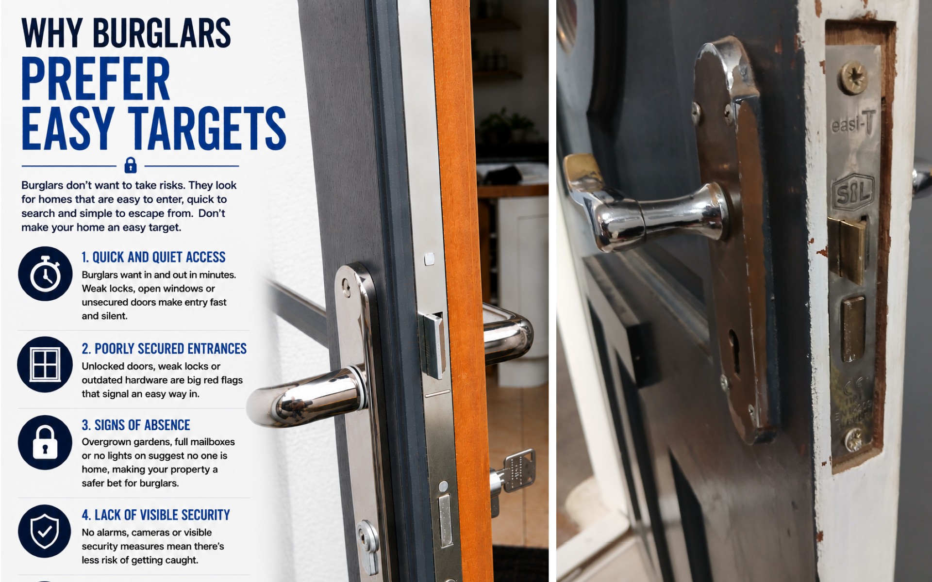 Why Burglars Prefer Easy Targets