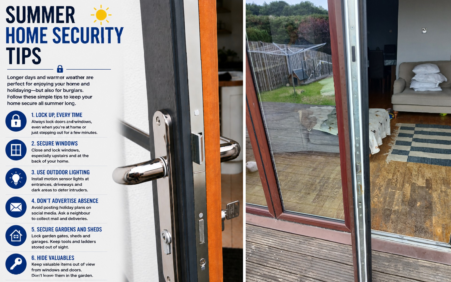 Summer Home Security Tips 