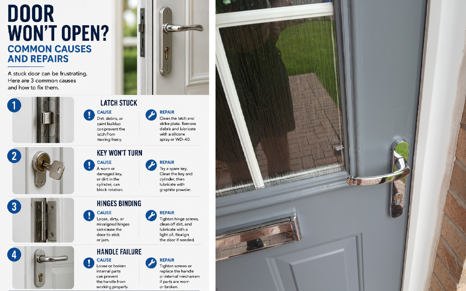 Door Won't Open? Common Causes and Repairs 