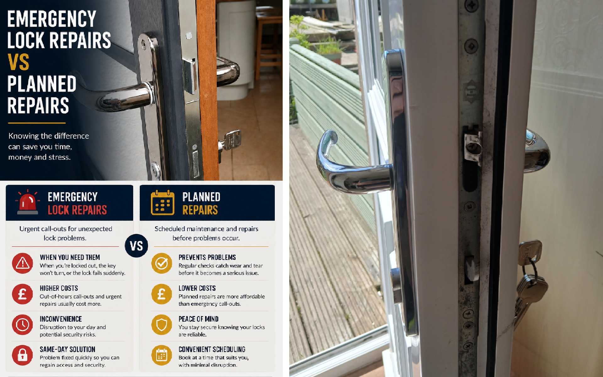 Emergency Lock Repairs vs Planned Repairs