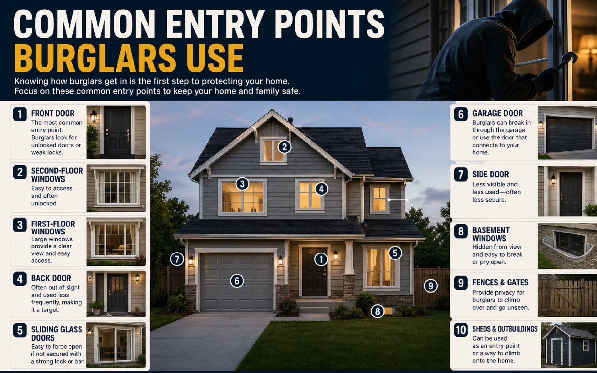 Common Entry Points Burglars Use