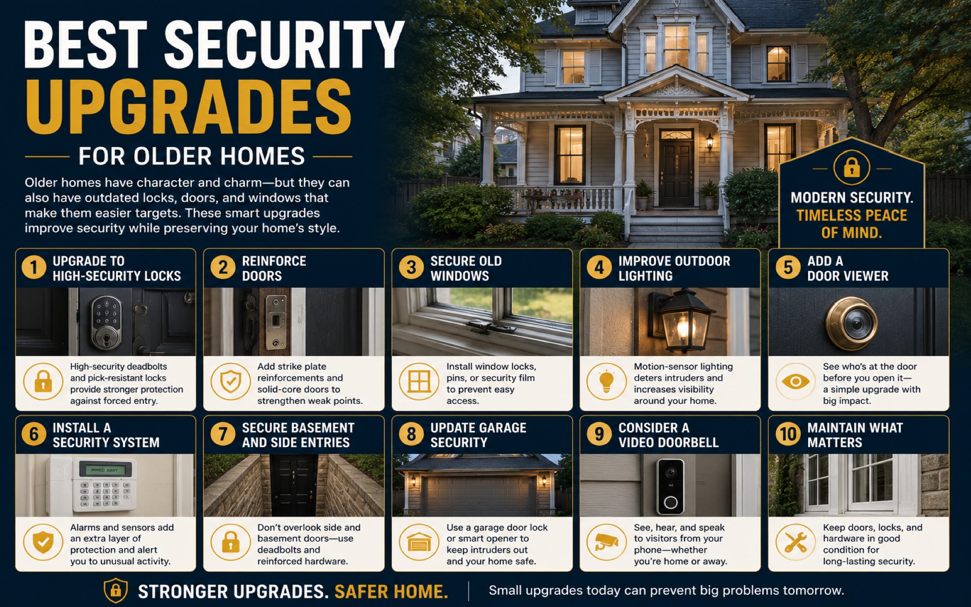 Best Security Upgrades for Older Homes