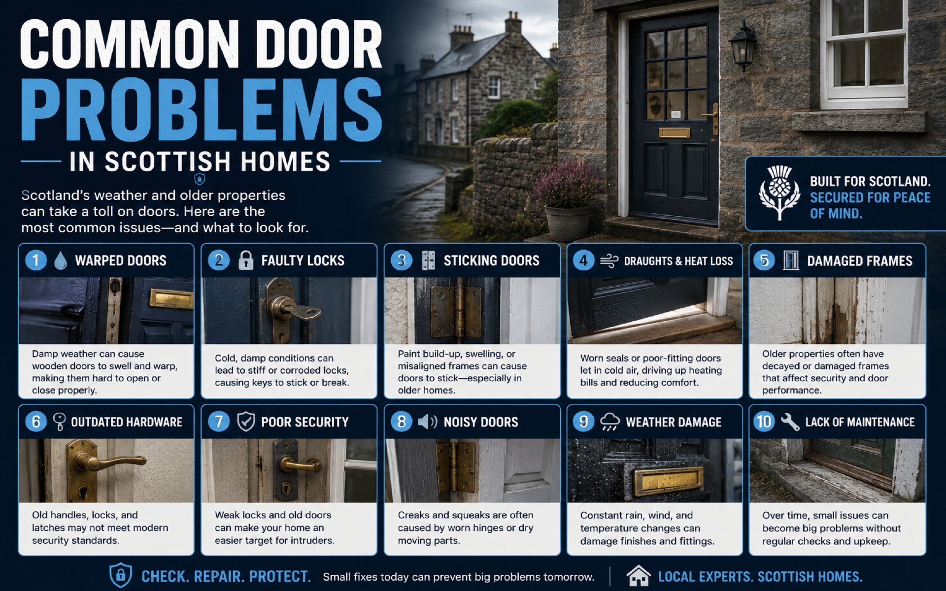 Common Door Problems in Scottish Homes
