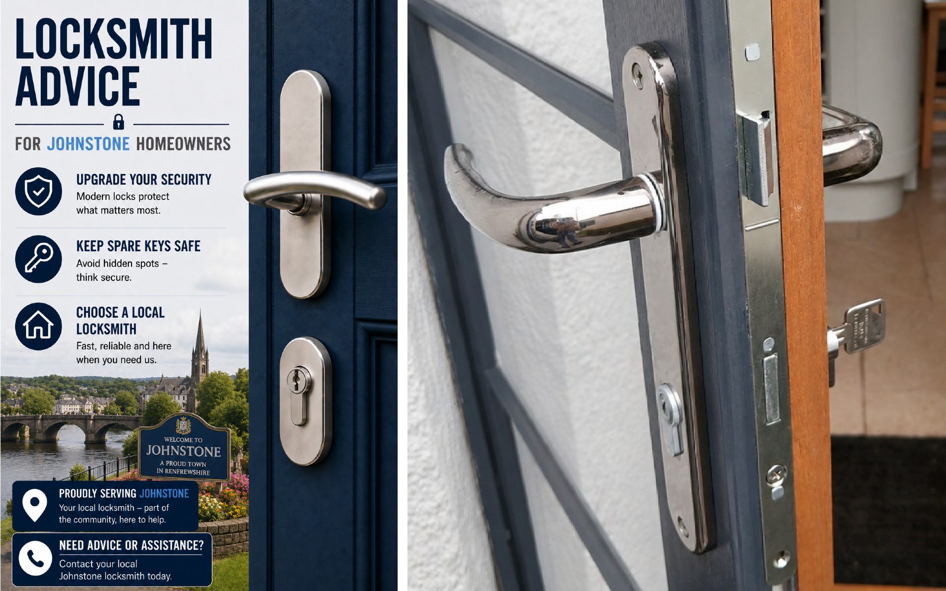Locksmith Advice for Johnstone Homeowners
