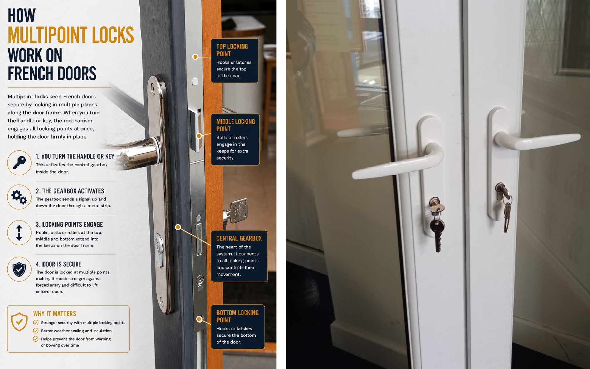 How Multipoint Locks Work on French Doors