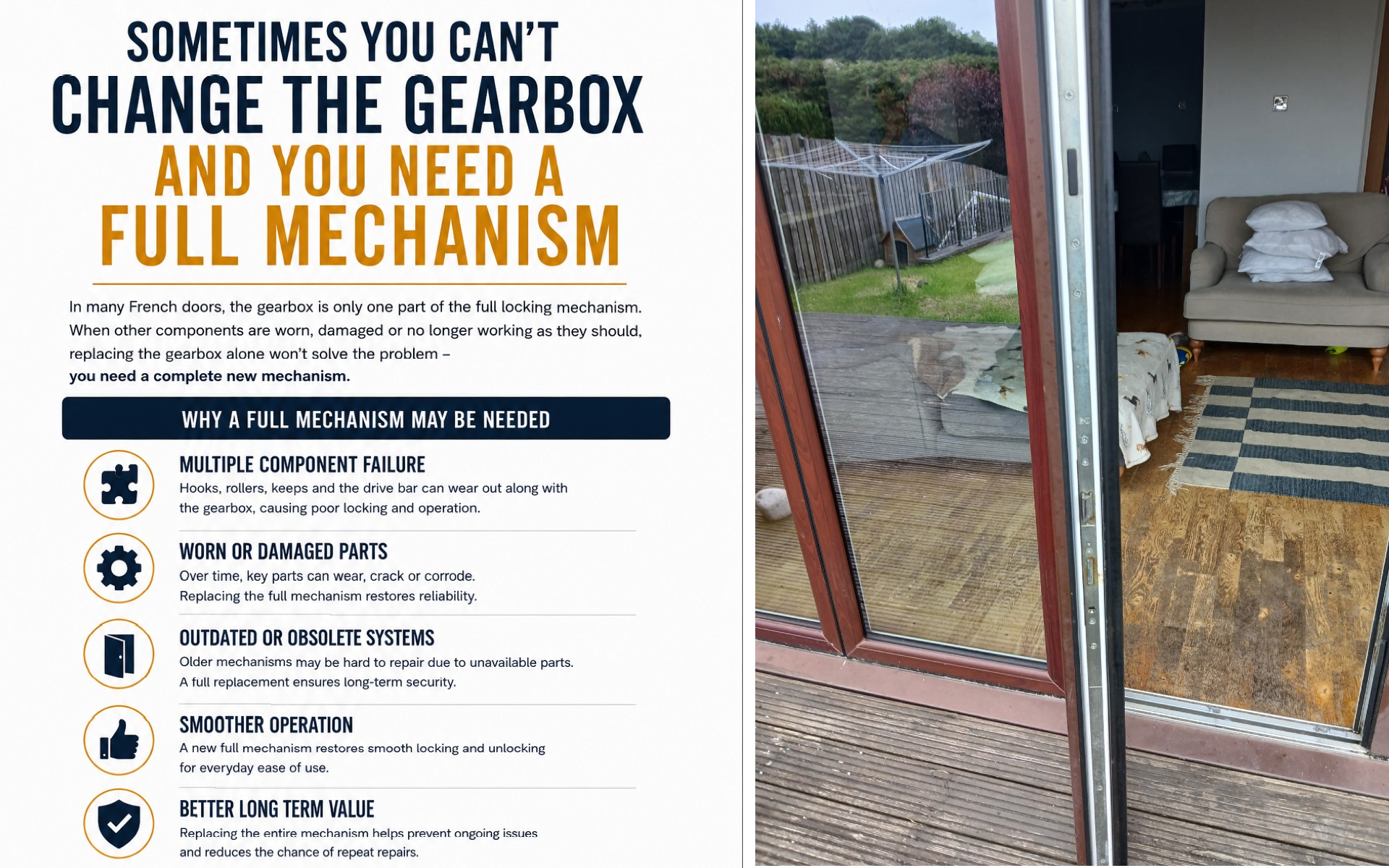 Sometimes a Gearbox Replacement Isn't Enough – You May Need a Complete Lock Mechanism