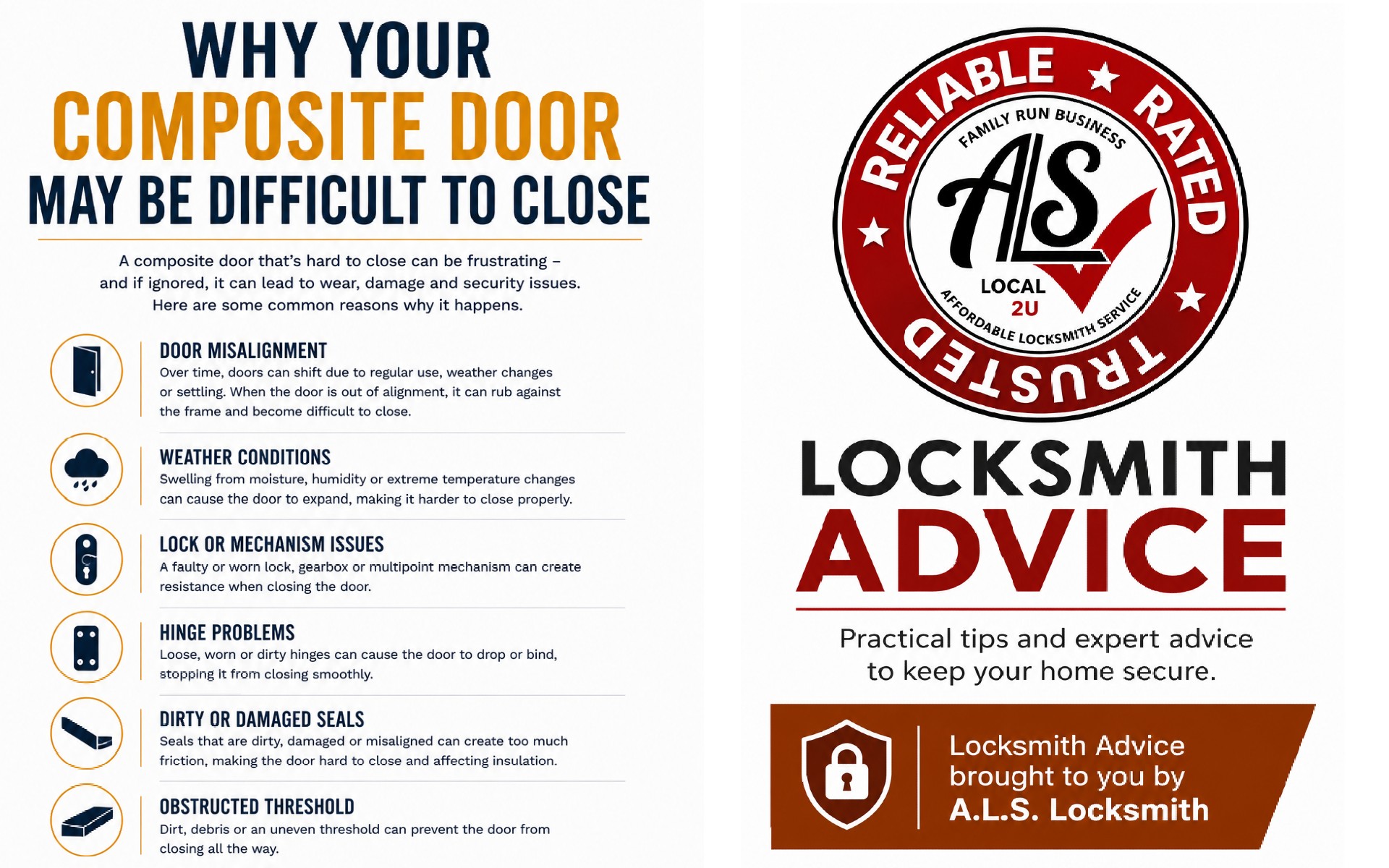Why Your Composite Door May Be Difficult to Close
