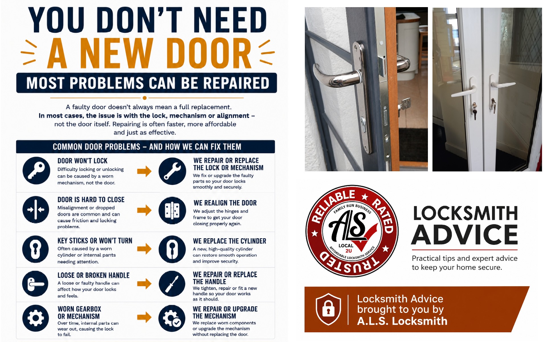 You Don't Need A New Door – Most Problems Can Be Repaired