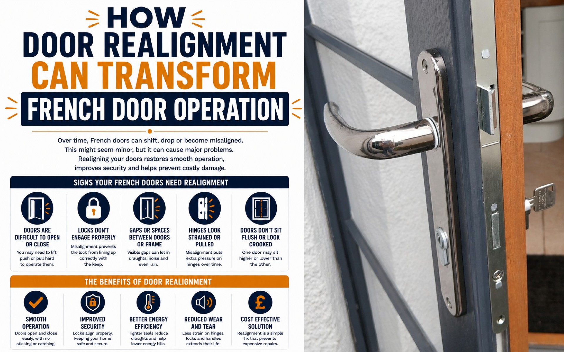 How Door Realignment Can Transform French Door Operation