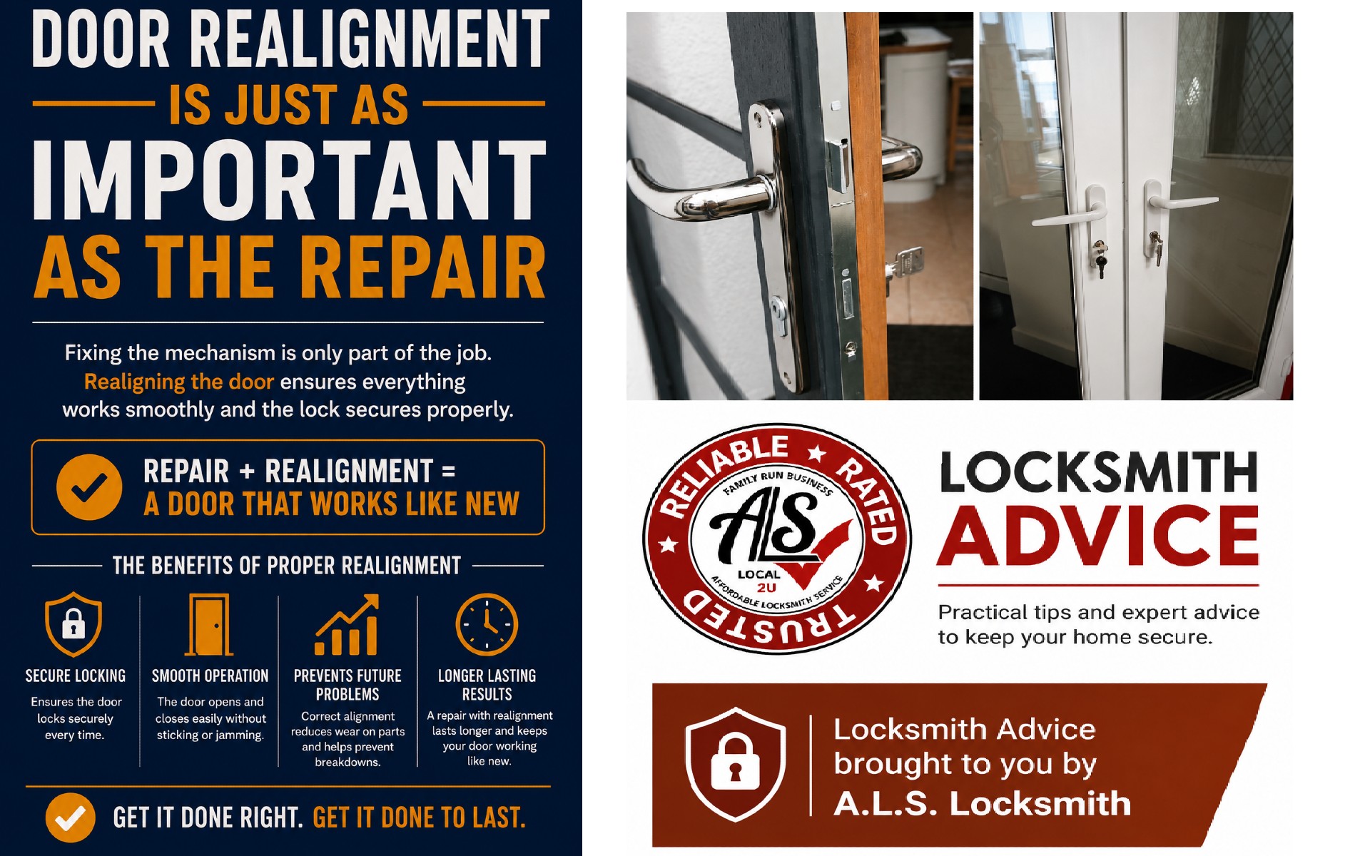 Door Realignment Is Just as Important as the Repair Door Realignment Is Just as Important as the Repair