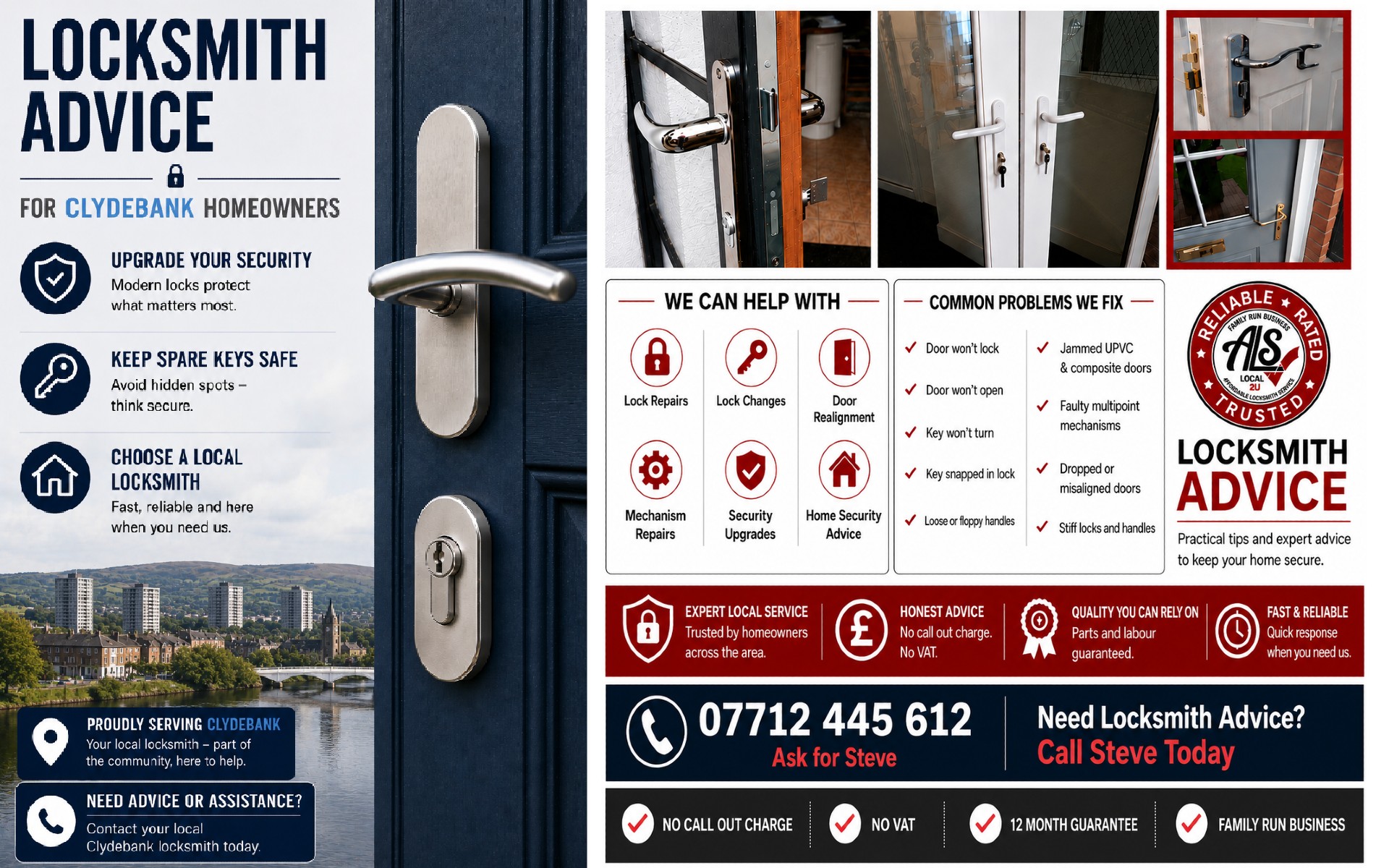 Locksmith Advice for Clydebank Homeowners