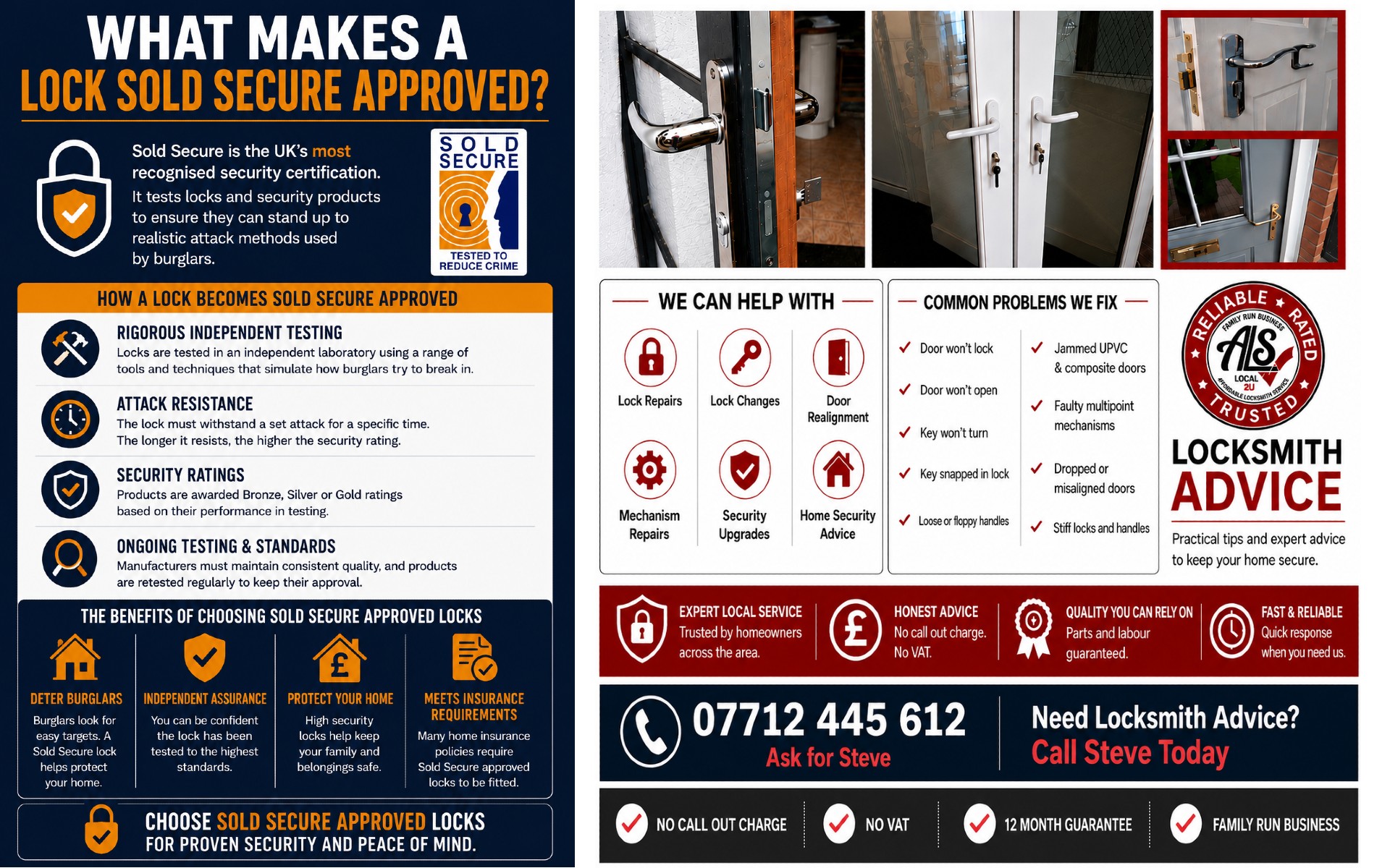 What Makes a Lock Sold Secure Approved?