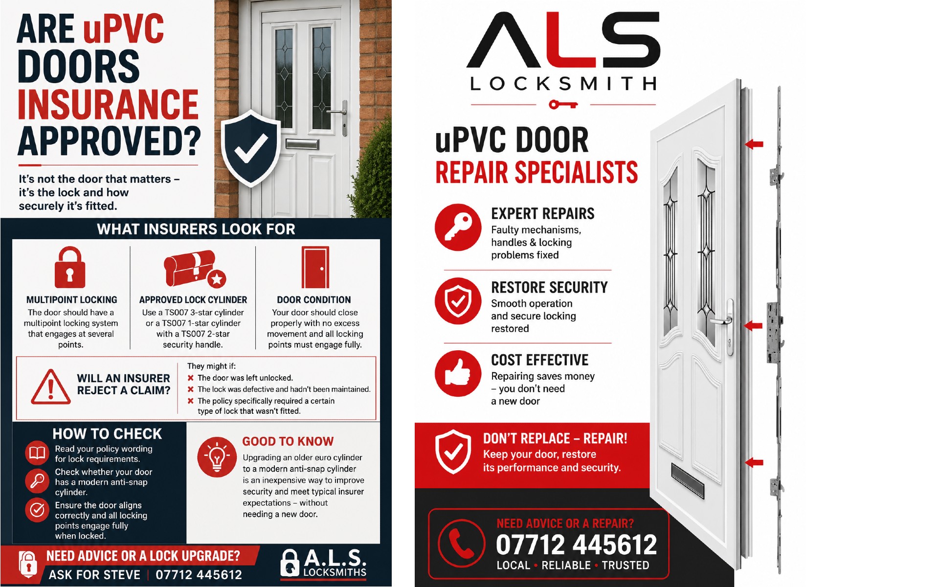 Are uPVC Doors Insurance Approved?