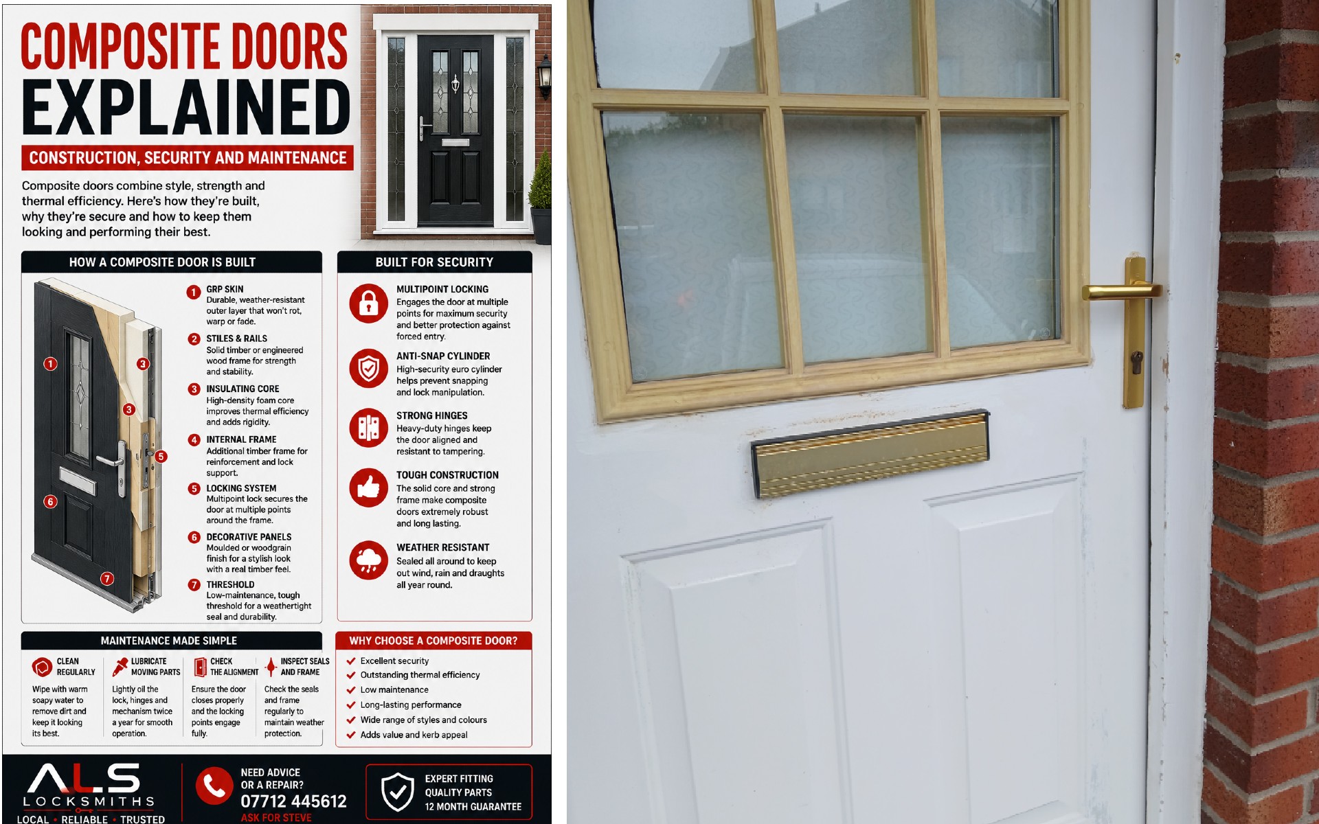 Composite Doors Explained: Construction, Security and Maintenance Composite Doors Explained: Construction, Security and Maintenance