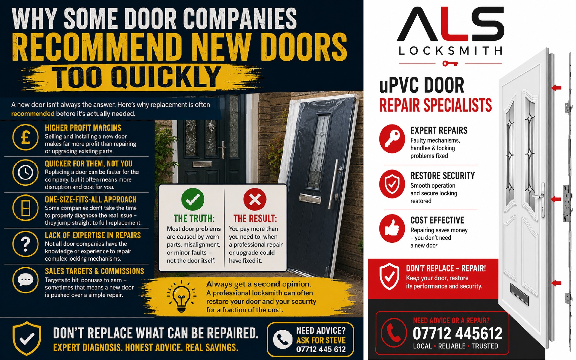 Why Some Door Companies Recommend New Doors Too Quickly