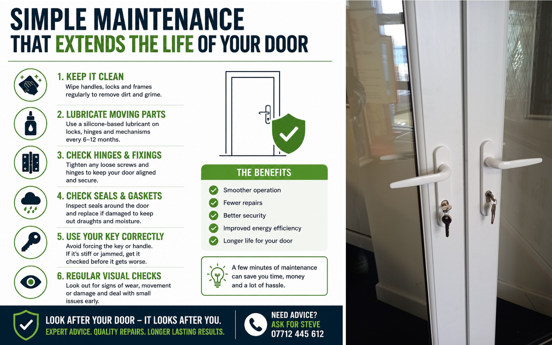 Simple Maintenance That Extends the Life of Your Door