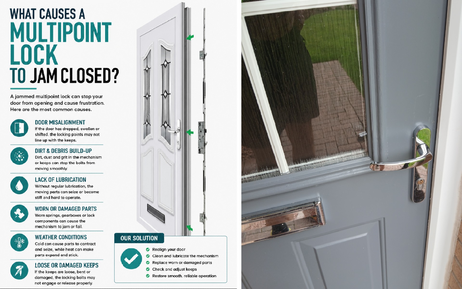 What Causes a Multipoint Lock to Jam Closed?