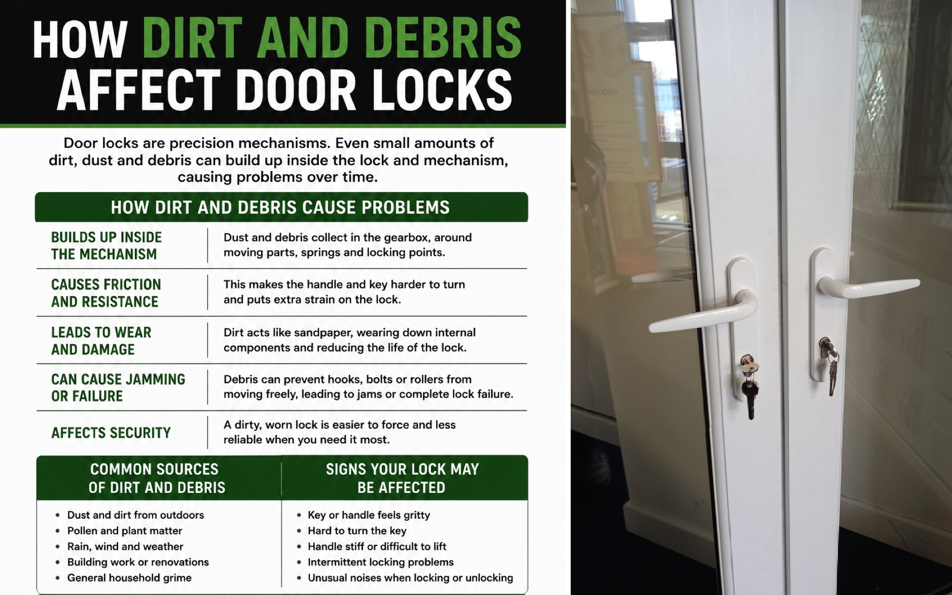 How Dirt and Debris Affect Door Locks
