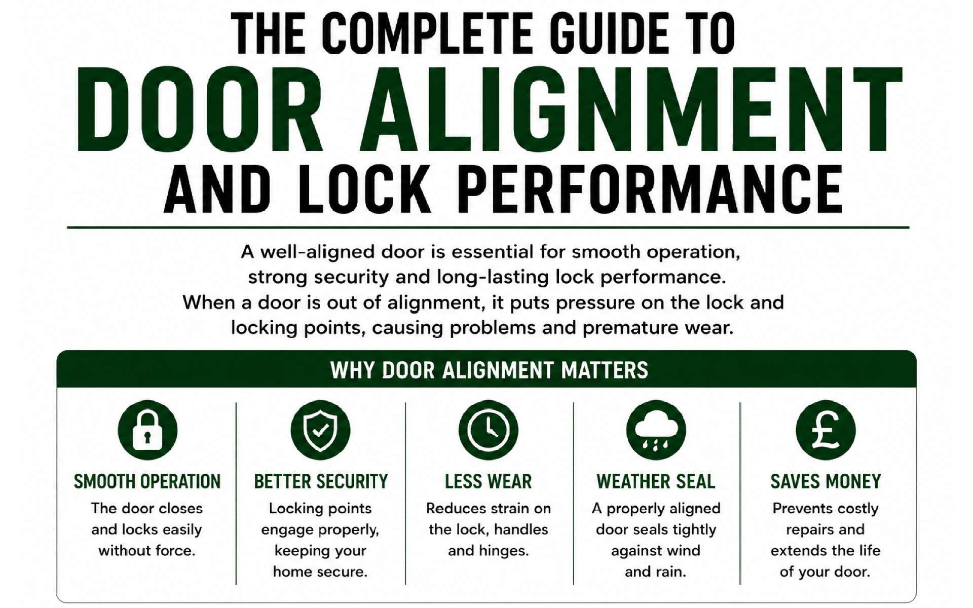 The Complete Guide to Door Alignment and Lock Performance