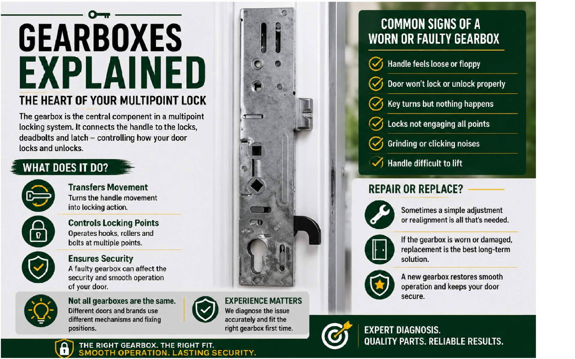 uPVC and Composite Door Gearboxes Explained uPVC and Composite Door Gearboxes Explained