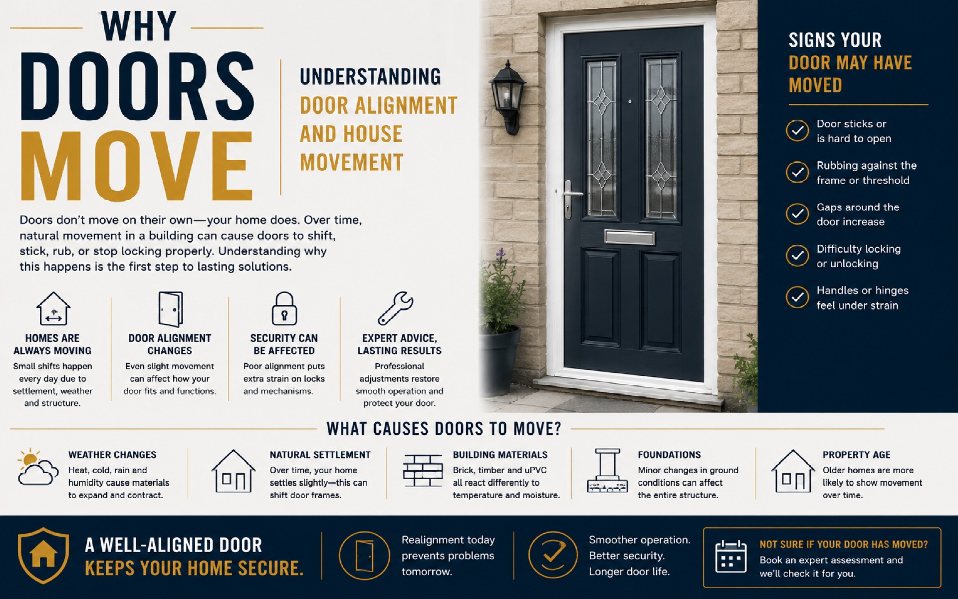 Why Doors Move: The Science Behind Door Alignment