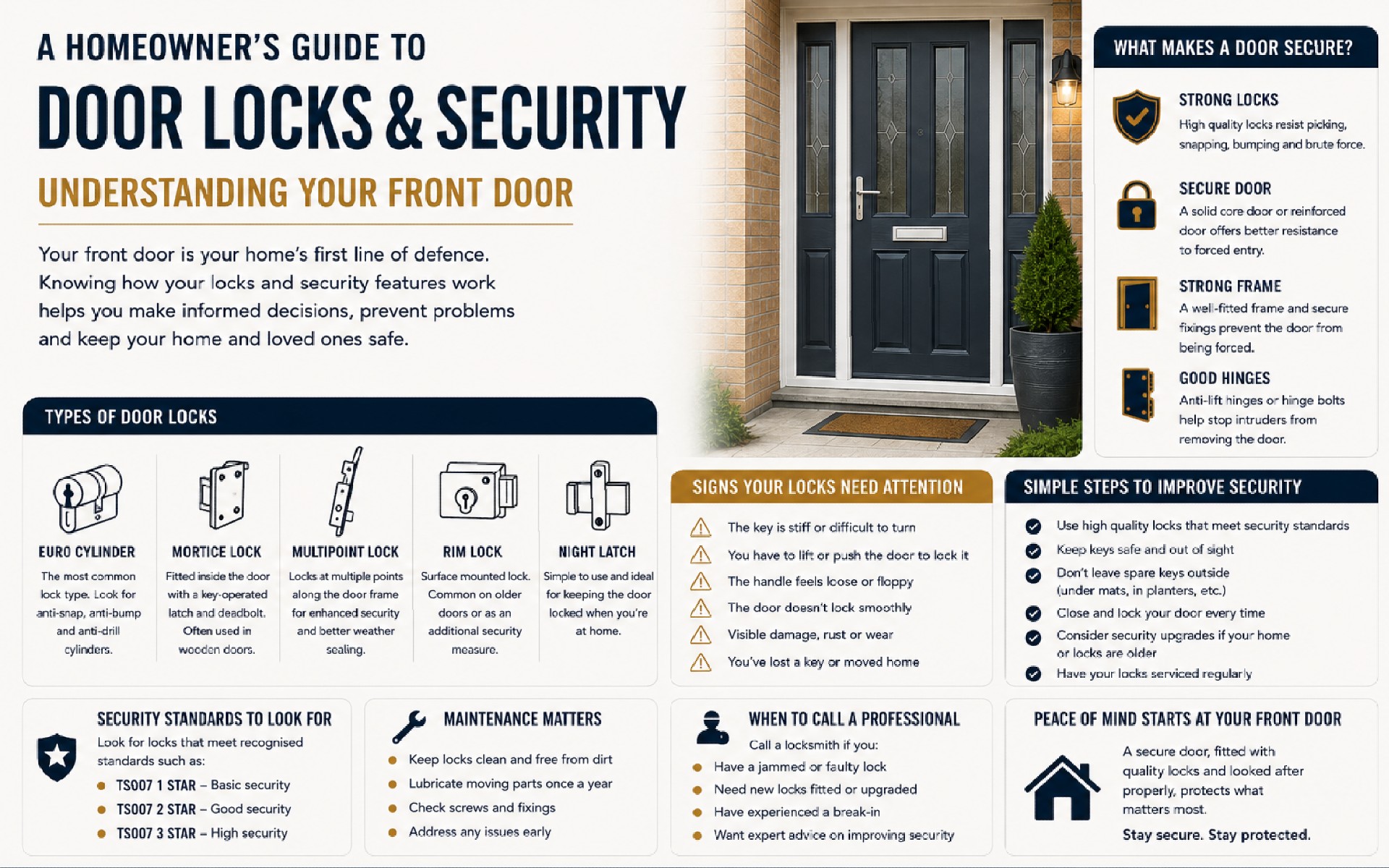A Homeowner's Guide to Door Locks and Security
