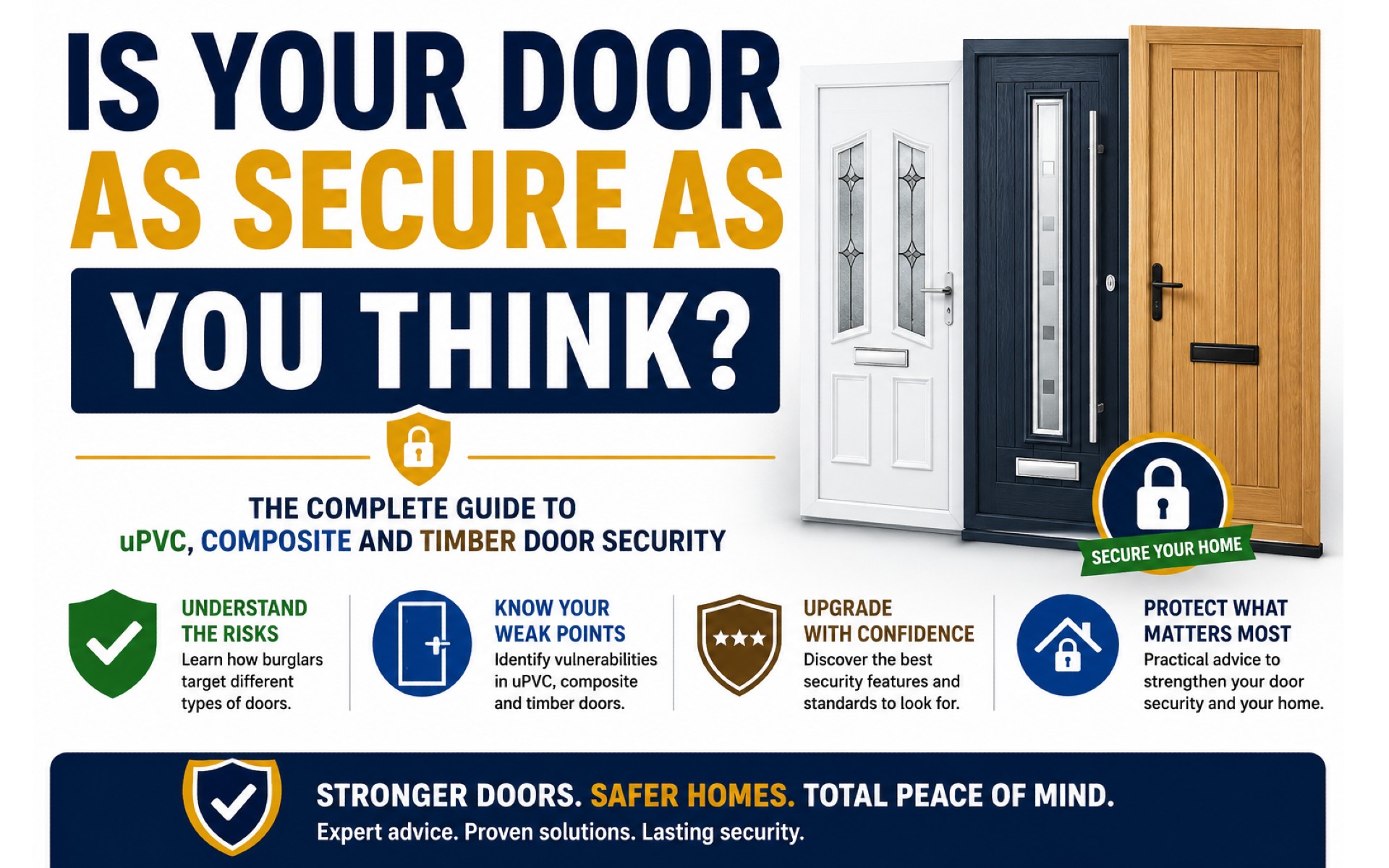 Is Your Door as Secure as You Think? The Complete Guide to uPVC, Composite and Timber Door Security