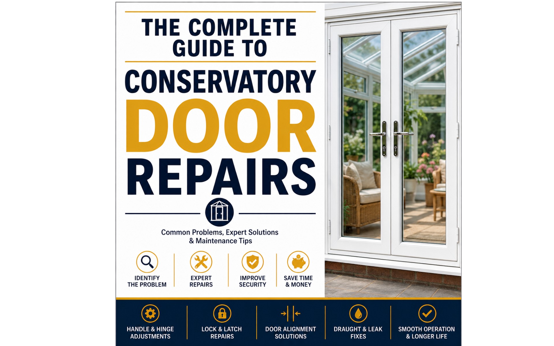 The Complete Guide to Conservatory Door Repairs The Complete Guide to Conservatory Door Repairs