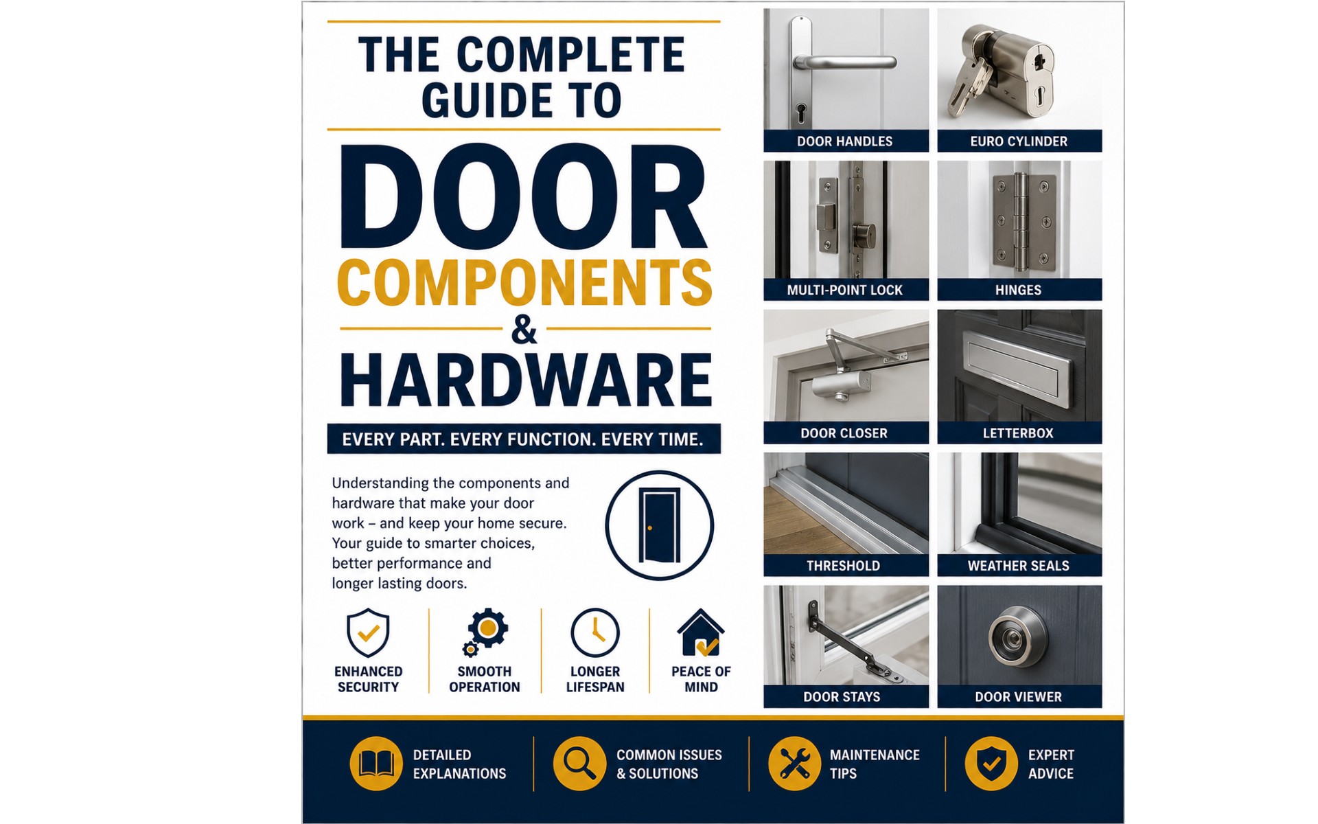 The Complete Guide to Door Components & Hardware The Complete Guide to Door Components & Hardware