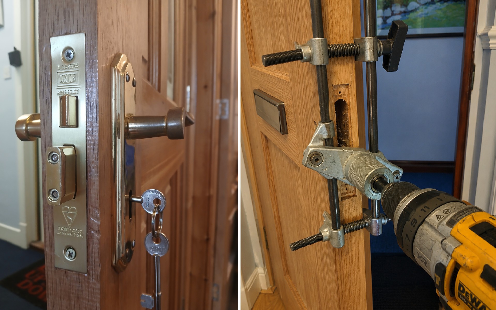 Replacing a Mortice Lock with an Insurance Approved BS3621 Mortice Sashlock