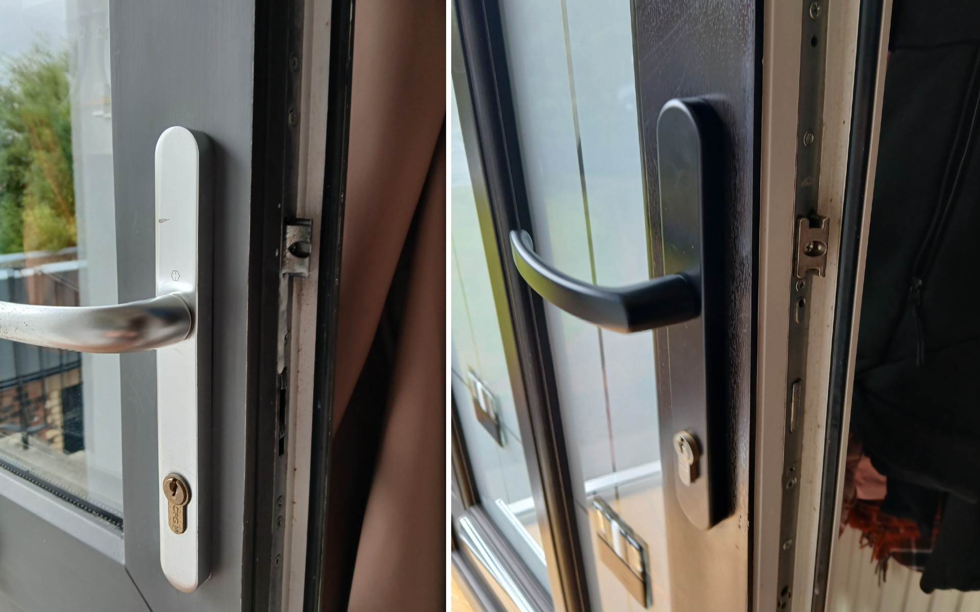 Worn Door Handles, Not a Faulty Lock Mechanism Worn Door Handles, Not a Faulty Lock Mechanism