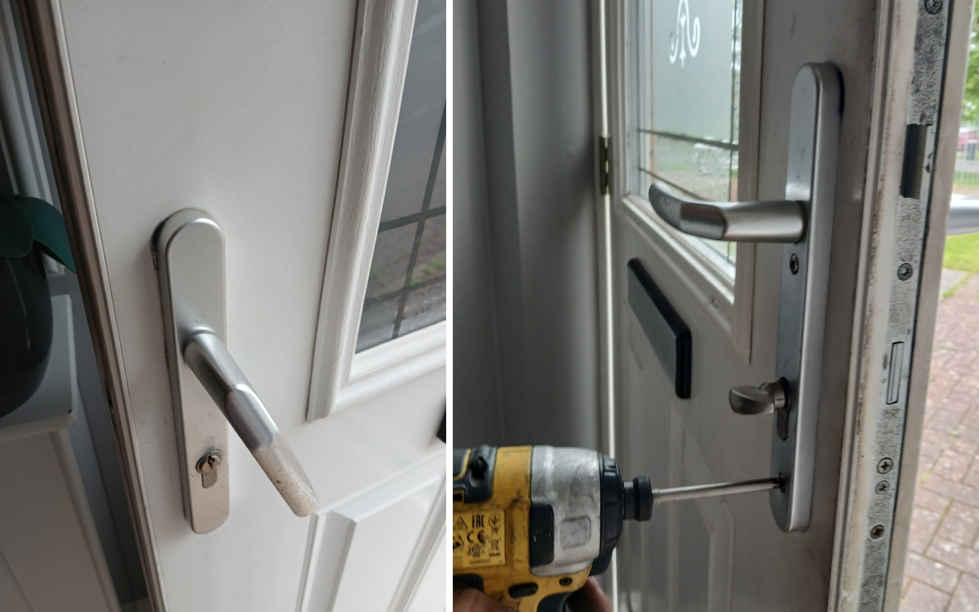 Jammed Front Door Opened Without Damaging the Door in Paisley