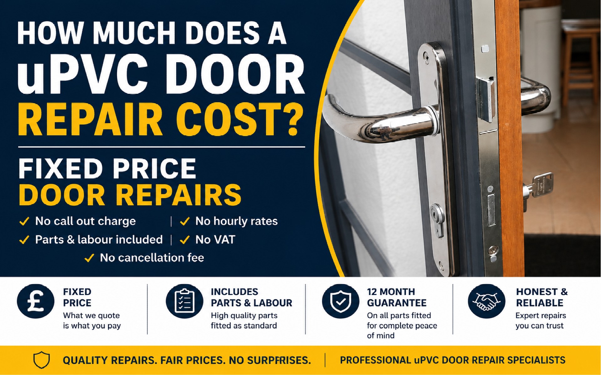 How Much Does a uPVC Door Repair Cost?