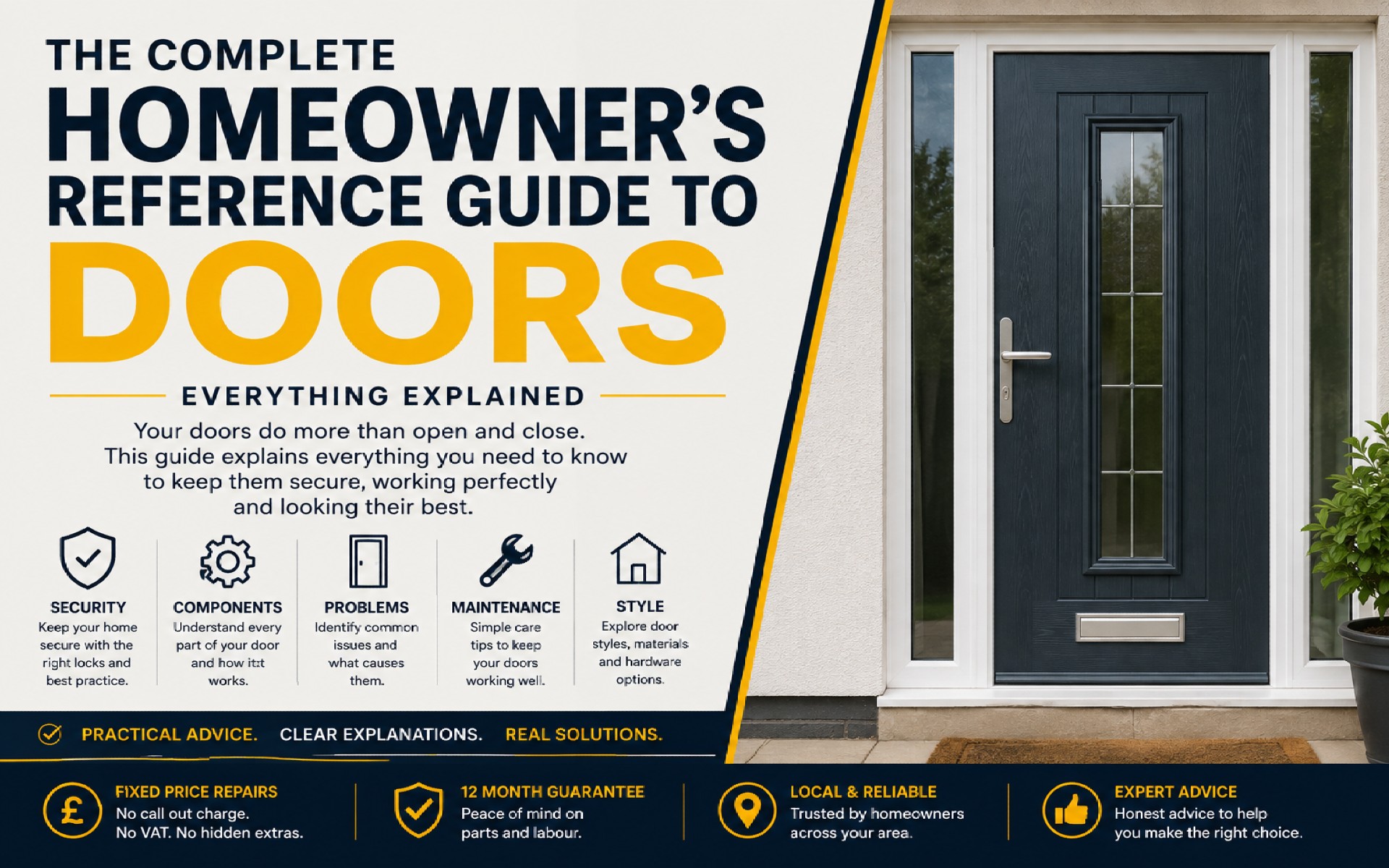 The Complete Homeowner's Reference Guide to Doors Everything You Need to Know About uPVC, Composite, Timber & Aluminium Doors